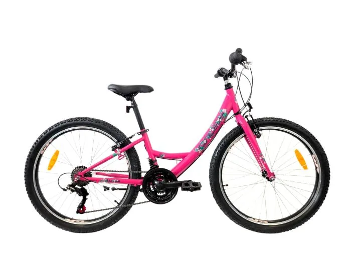 BICICLETA COPII MTB CROSS ALISSA 24 – PINK | 8-10 ANI Expediere rapidă