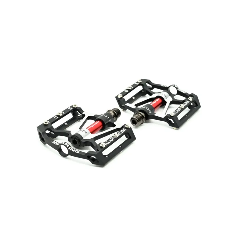 Pedale Bikesport West Biking Aluminiu CNC cu 3 rulmenti Popular