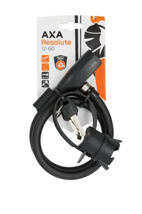 Livrare expres ANTIFURT CABLU AXA RESOLUTE 12MM/60CM – BLACK