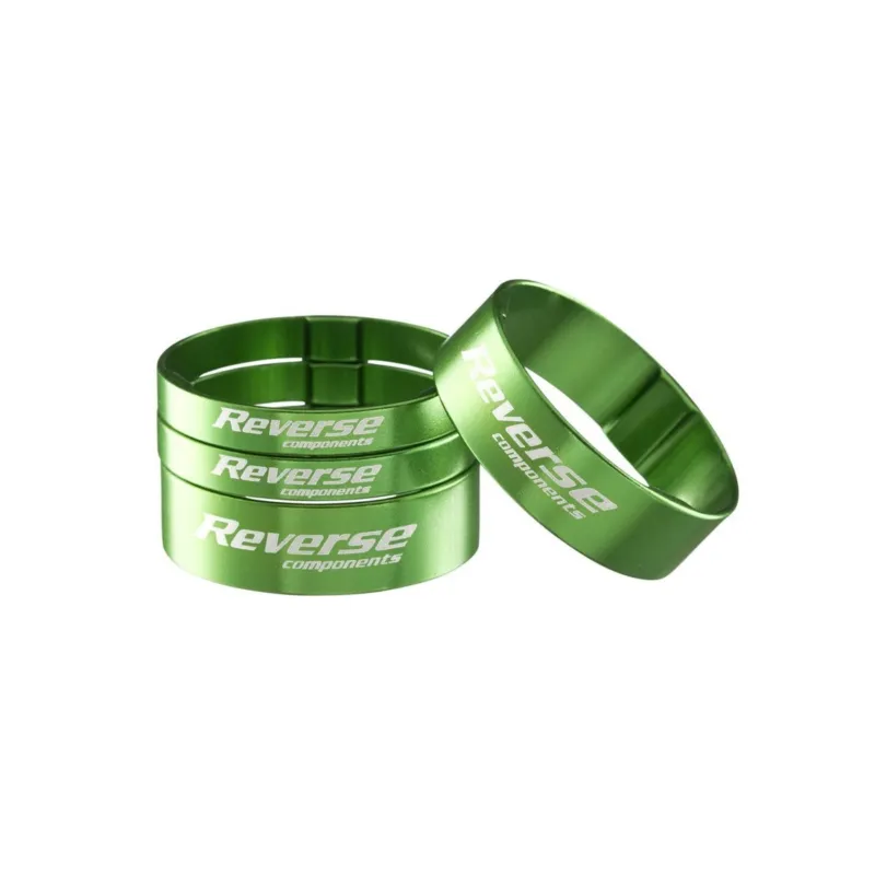 Set distantiere Reverse Ultra-Light 1.1/8 aluminiu verde Retur gratuit