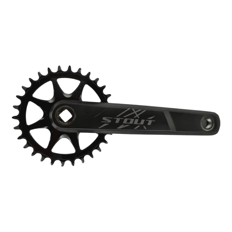 ANGRENAJ STOUT ROCKHOPPER MY21 RIVET – 1X10 VITEZE, 30T, 165MM, L+R Ofertă specială