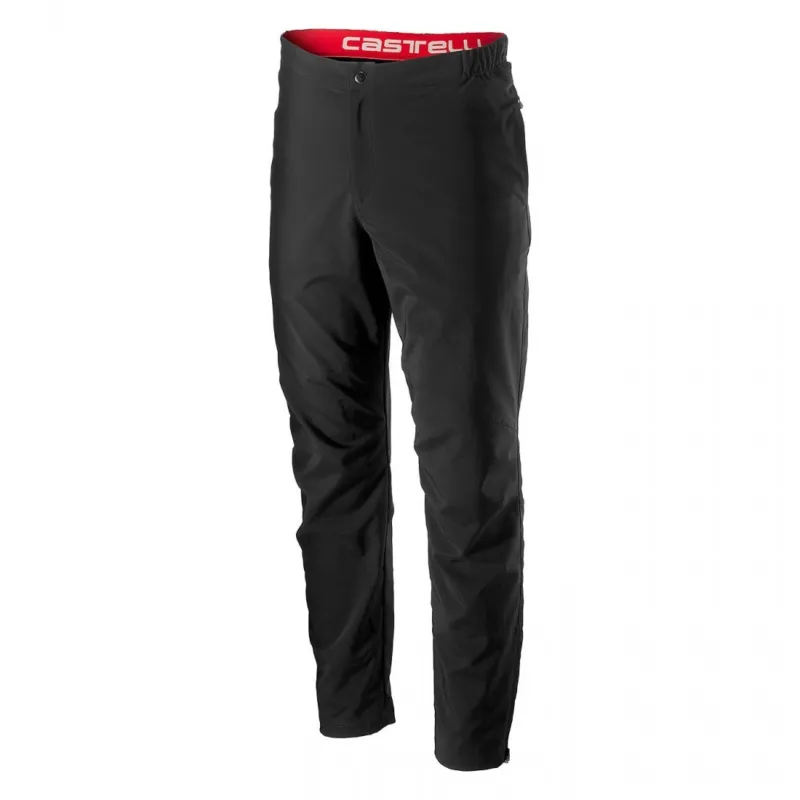 Pantaloni lungi casual Castelli Milano Negru Cumpărături sigure
