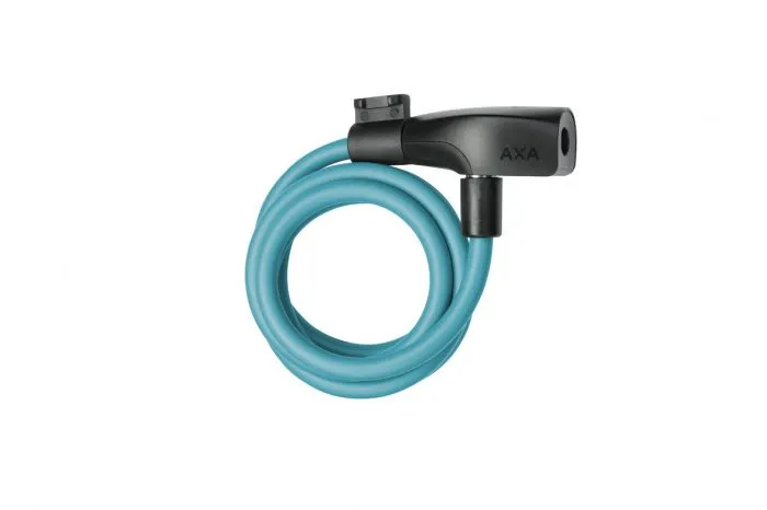 Transport gratuit Incuietoare cablu AXA RESOLUTE 8MM/120CM – ICE BLUE