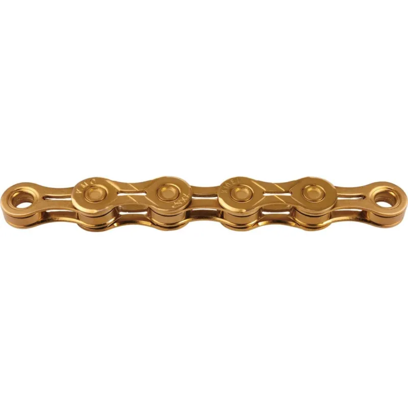 Expediere rapidă Lant KMC X10EL ti-N Gold 10 viteze 114 Zale