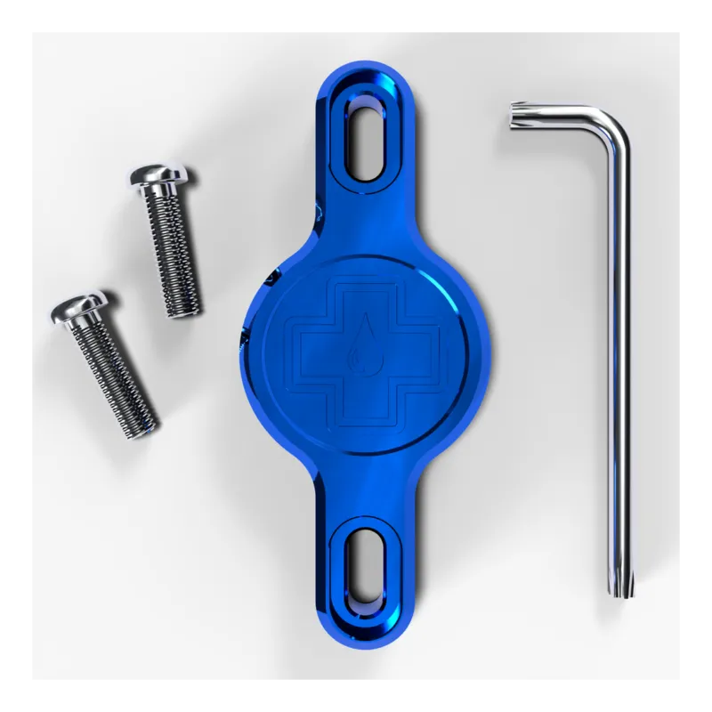 Suport Apple AirTag pentru cadru Muc-Off Secure Tag Holder V2 Albastru Livrare rapidă