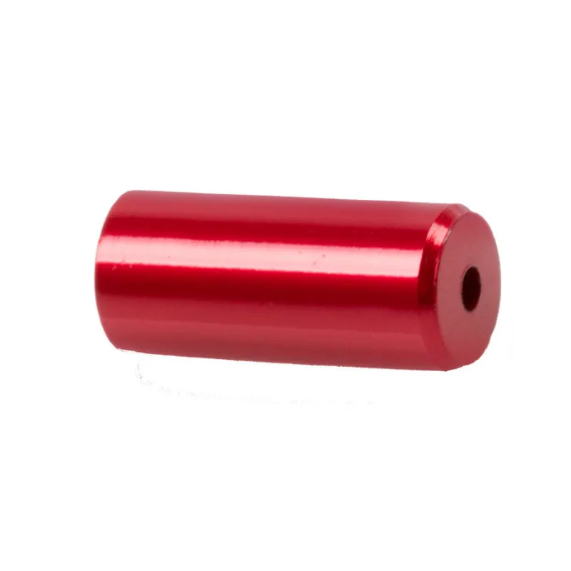 Retur gratuit Capete Manta CNC 5,1x12 mm M-WAVE Aluminiu Rosu Anodizat
