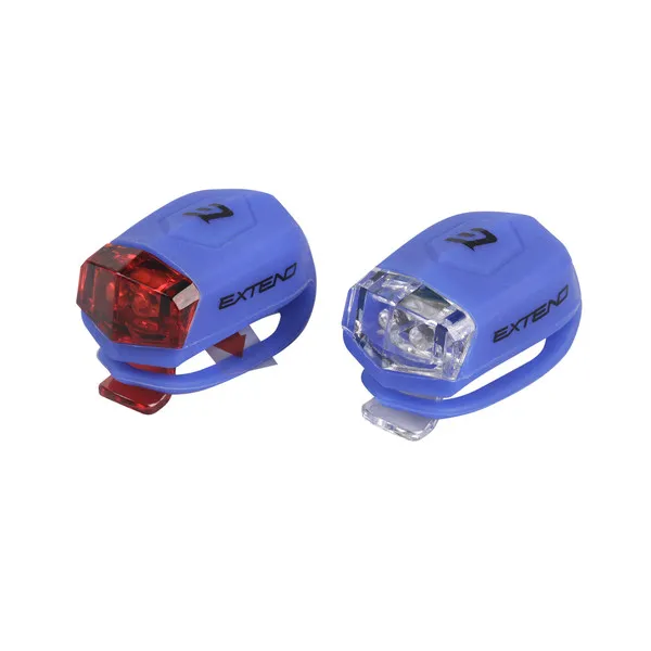 Set Flash cu Baterii Extend FROGGIES (silicone) Albastru Expediere rapidă