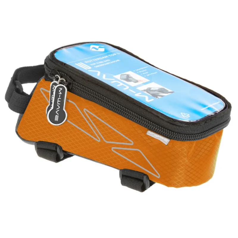 Bestseller Borseta Cadru M-WAVE "ROTTERDAM TOP L" Portocaliu/Negru