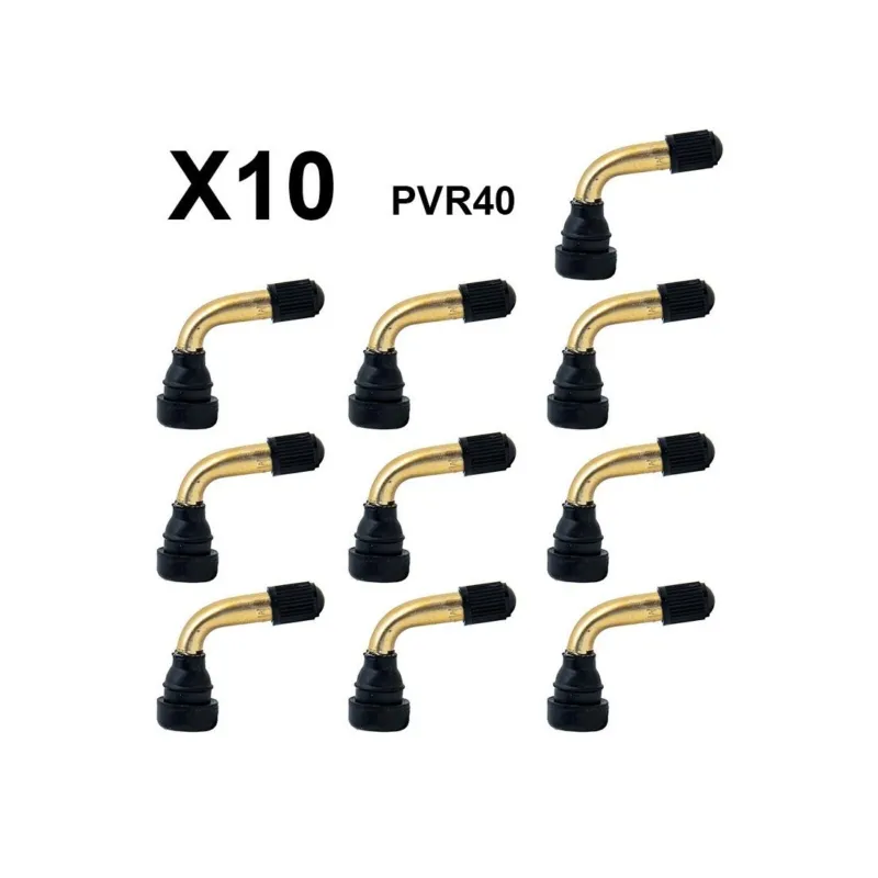 Valva tubeless curbata 90 grade pentru trotineta electrica 40mm - set 10 bucati Noutate