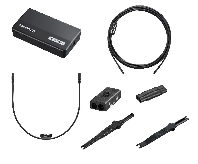 SETTING KIT BOX PT. SHIMANO STEPS/DI2 SM-PCE02 CABLU USB CABLU CONECTARE PC (SD50 SD300) SETTING CABLE(SD300) EW-SD50 SM-JC41 EW-JC304 TL-EW02 TL-EW300 3 GROUP ENGLEZA AMBALAT IND. Cel mai vândut