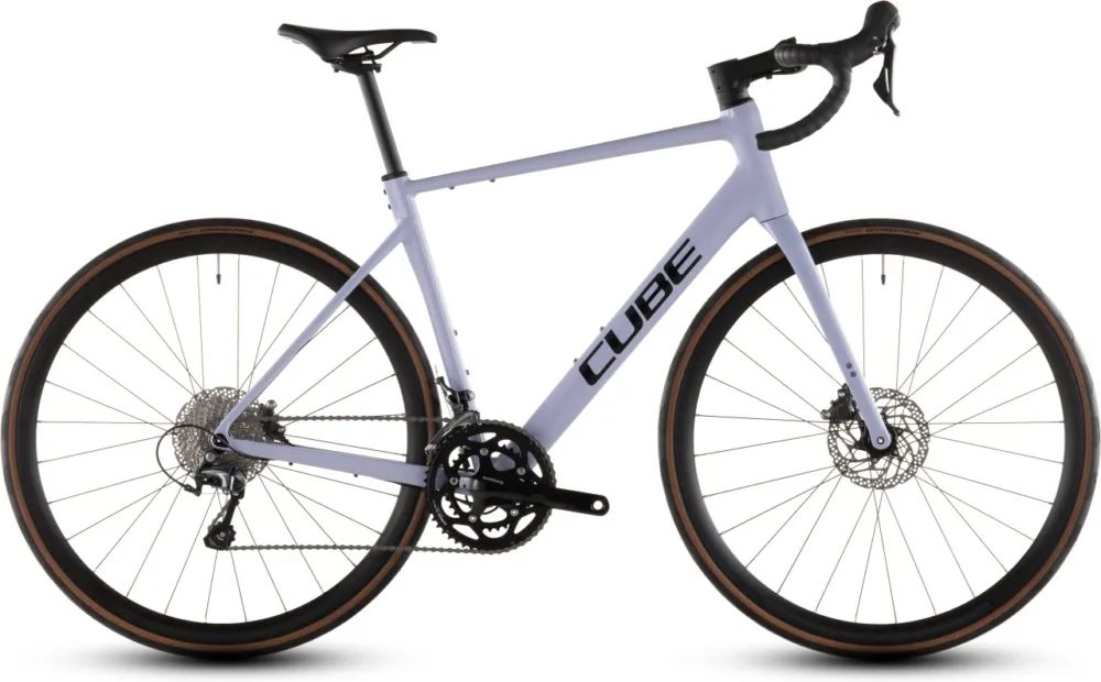 BICICLETA CUBE ATTAIN RACE CYCLAMEN BLACK 2026 56 cm Cel mai bun preț