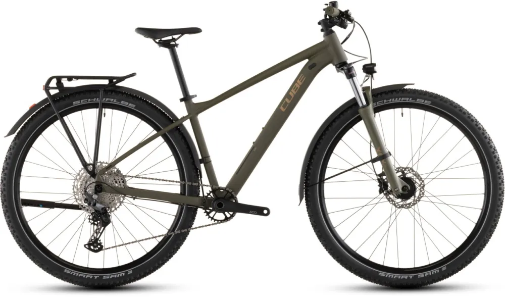 BICICLETA CUBE AIM SLX FE DUSTYOLIVE GOLD 2026 cadru M (17") - roti 29 Reduceri