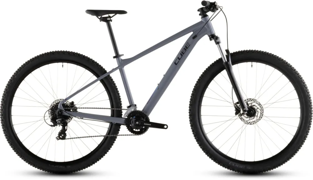 BICICLETA CUBE AIM ONE SMOKE BLACK 2026 cadru XS (14") - roti 27.5 Chilipir