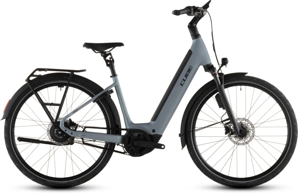 Bestseller BICICLETA ELECTRICA CUBE SUPREME HYBRID DELUXE SLX 600 EASY ENTRY SEAGREY BLACK 2026 58 cm