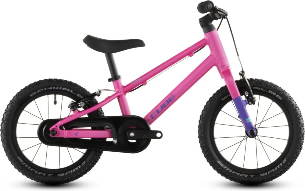 BICICLETA COPII CUBE NUMOVE 140 FUCSIA PLUM 2026 roti 14 Cumpărături sigure