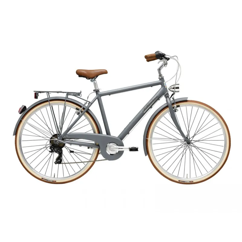 Preț redus Bicicleta Adriatica Retro Man 28 Gri Mat 550mm