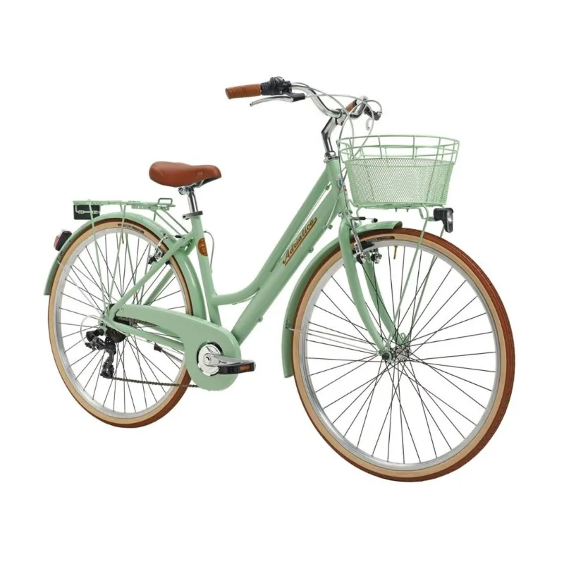Vezi acum Bicicleta Adriatica Retro Lady 28 Verde 45 cm