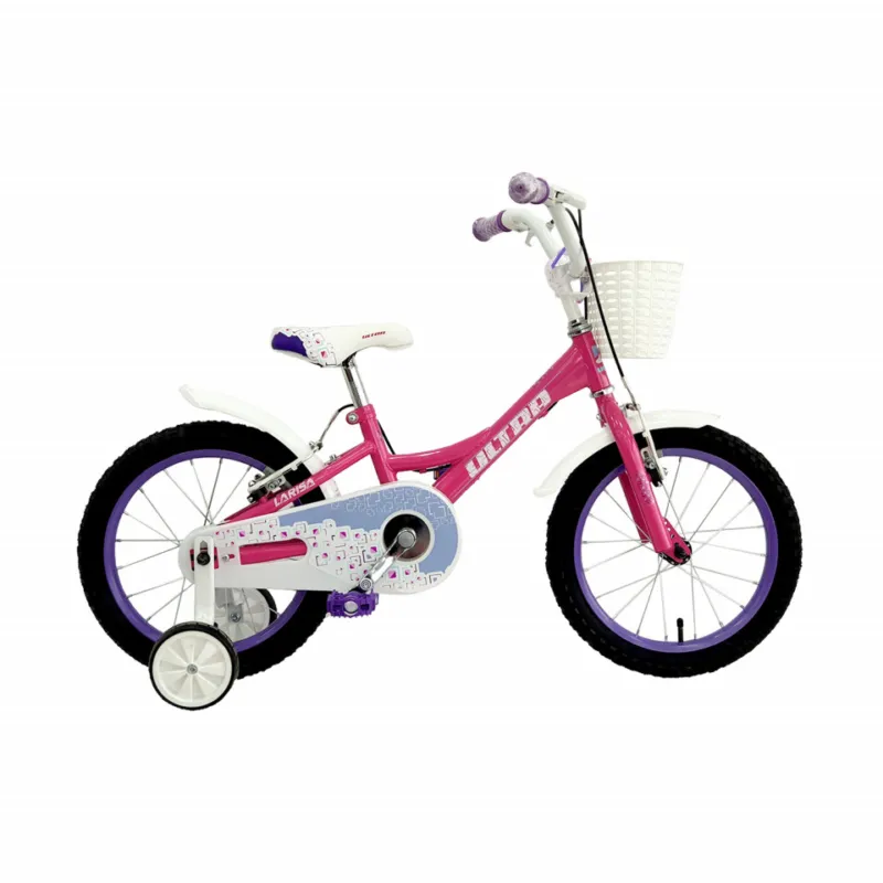 Vezi acum Bicicleta copii mtb ULTRA Larisa 16 V-Brake - Dark Pink | 4-6 ani