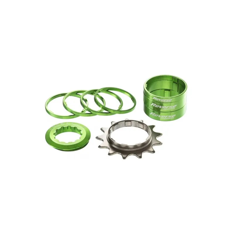Kit single speed Reverse 13T verde Livrare rapidă