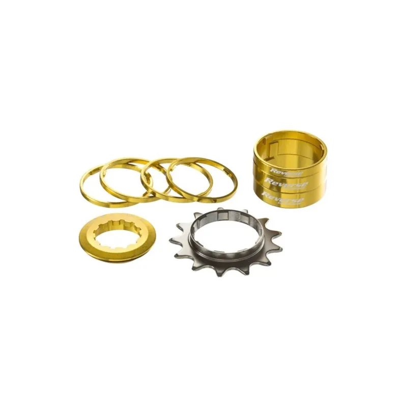 Kit single speed Reverse 13T auriu Premium