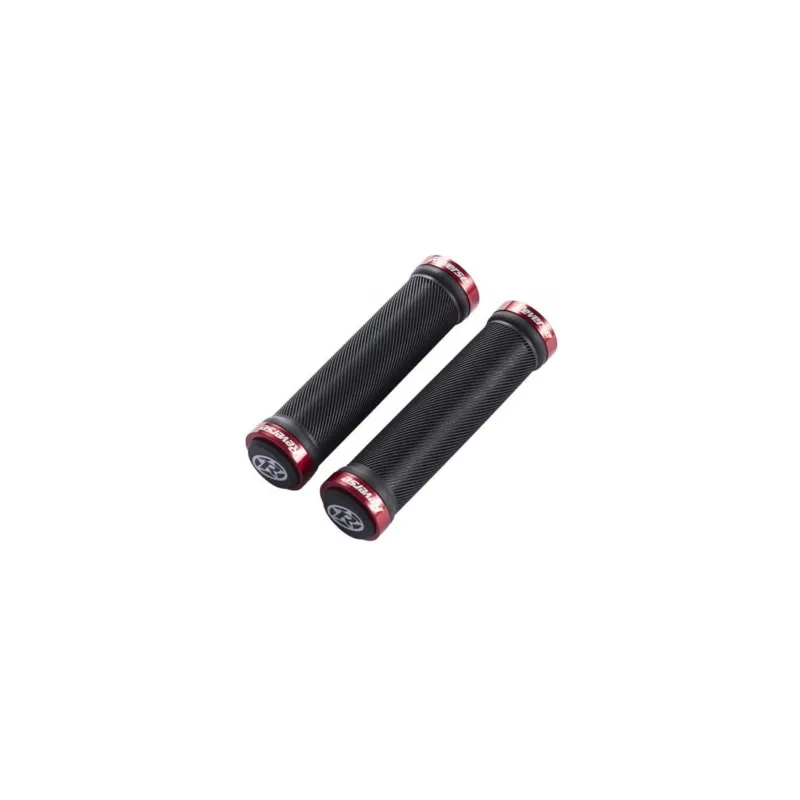 Mansoane Reverse Spin Lock-On 130/30 mm negru/rosu Reducere