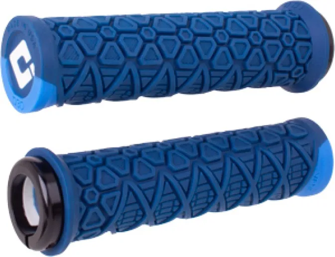 Livrare expres ODI Grips Vanquish v2.1 Lock-On blue/blau w/ black clamps