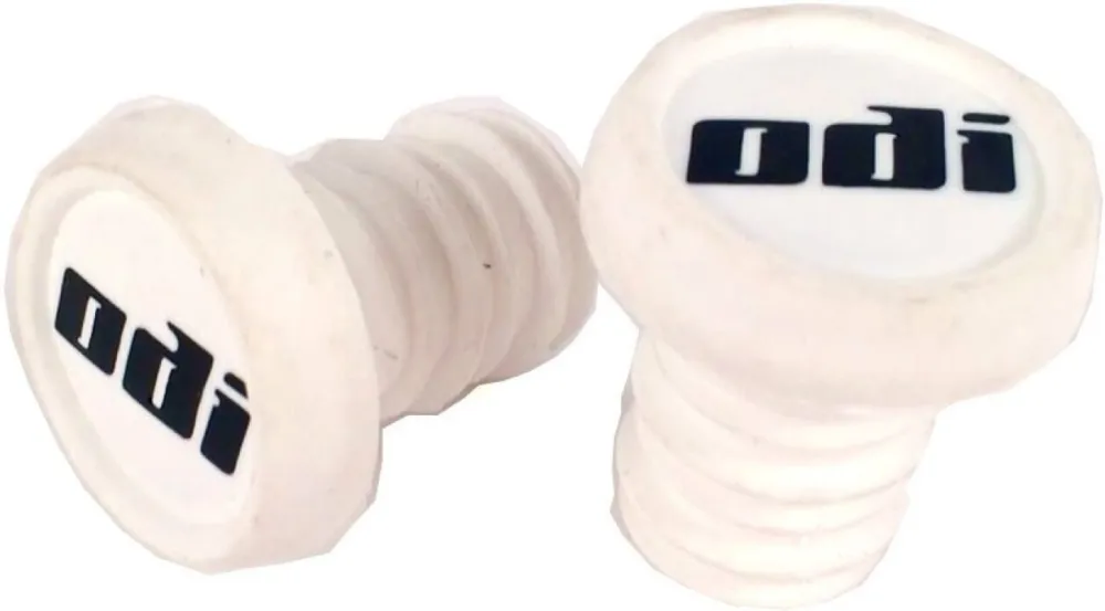 ODI BMX End Plug white, Pair Nu rata