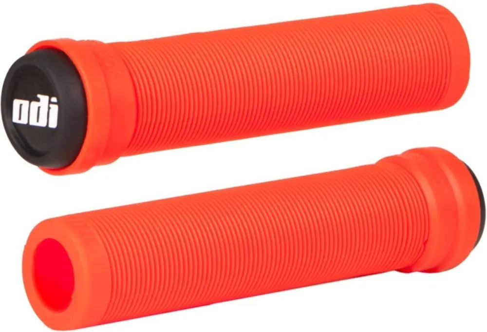Cel mai vândut ODI BMX grips Longneck SL Flangeless fire red , 135mm