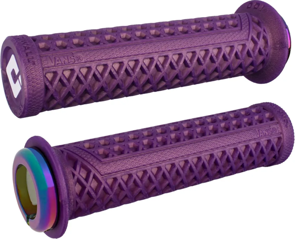 ODI Grips Vans V2.1 Lock-On iridescent purple w/oilslick clamps 135mm, limited Edition Mai ieftin