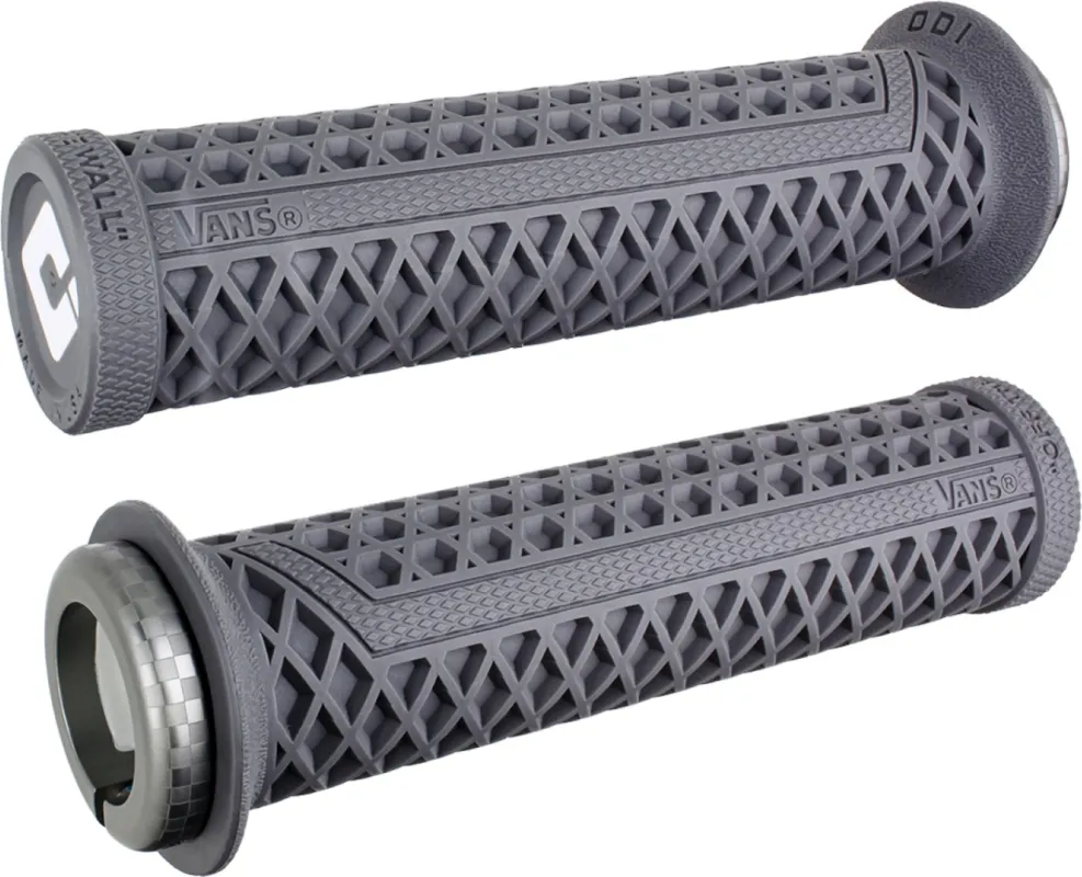 Premium ODI Grips Vans V2.1 Lock-On graphite w/ gray clamps 135mm