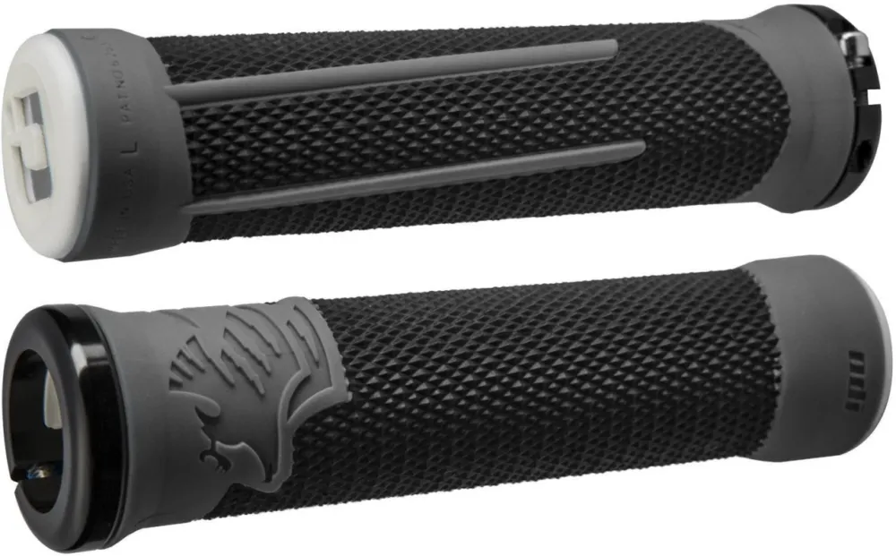 Transport gratuit ODI MTB grips AG2 Signature Lock-On 2.1 black-graphit, 135mm black clamps