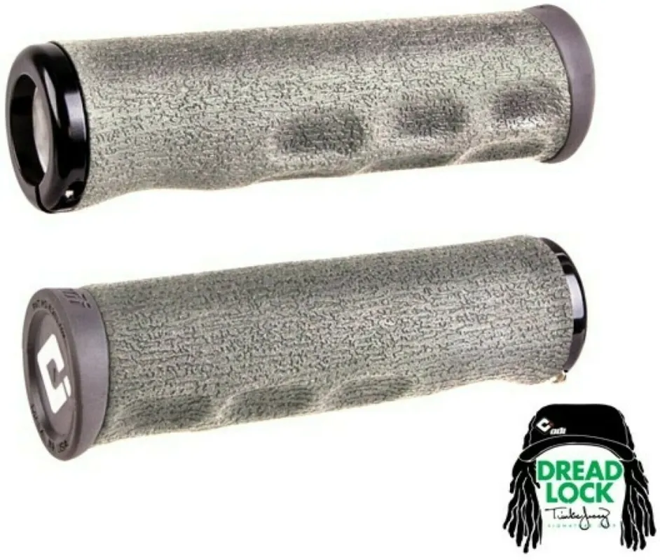 Doar azi ODI MTB grips Dread Lock grey, 130mm Tinker Juarez Signature