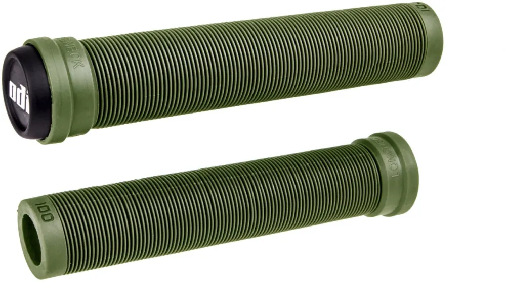 Plată sigură ODI BMX grips Longneck SLX Flangeless olive, 160mm