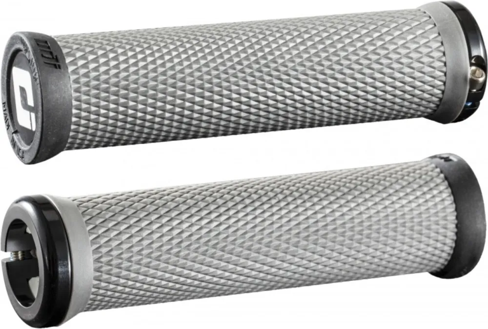 Preț redus ODI MTB grips Elite Motion Lock-On 2.1 grey, 130mm black clamps