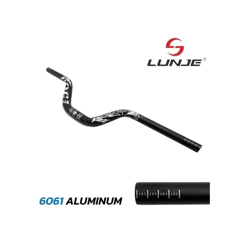 Ghidon 720mm cu rise 90mm negru Livrare gratuită