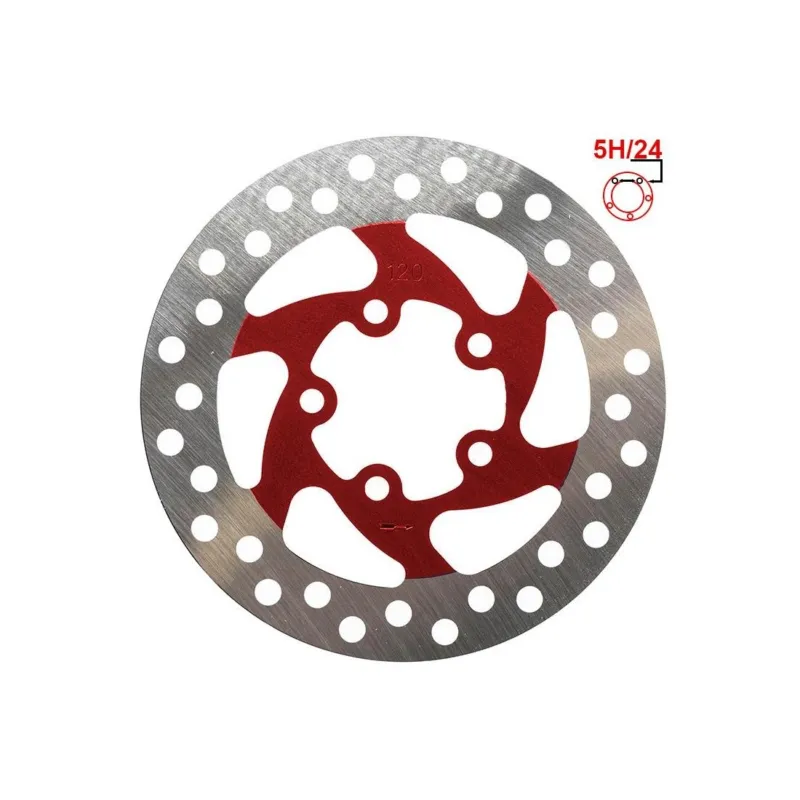Disc frana 120mm 5 gauri Rosu Cel mai bun preț
