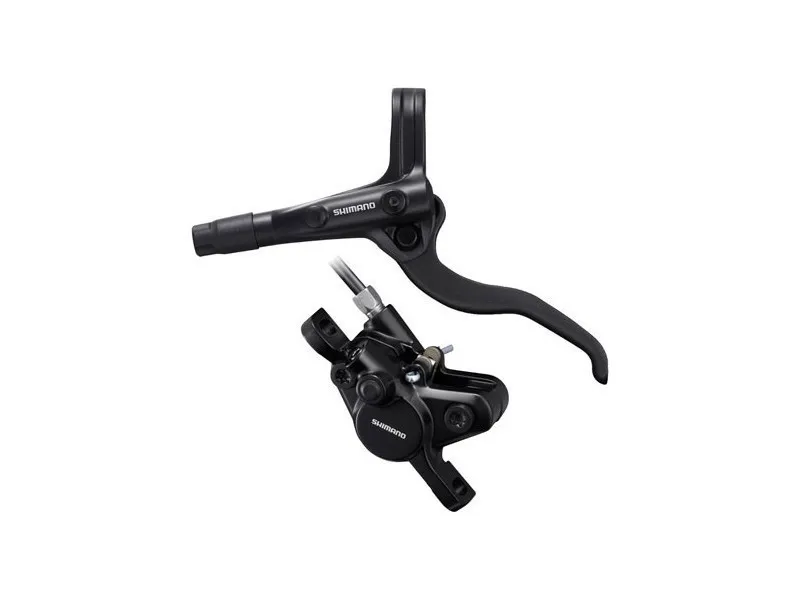 Reducere specială FRANA PE DISC SET ASAMBLAT SHIMANO BL-MT400(L) BR-MT400(F) FARA ADAPTOR PLACUTE RESIN FURTUN SM-BH59-SS 1000MM NEGRU INCL. OLIVA & INSERTIE CONECTARE ARGINTIU AMBALAT IND.