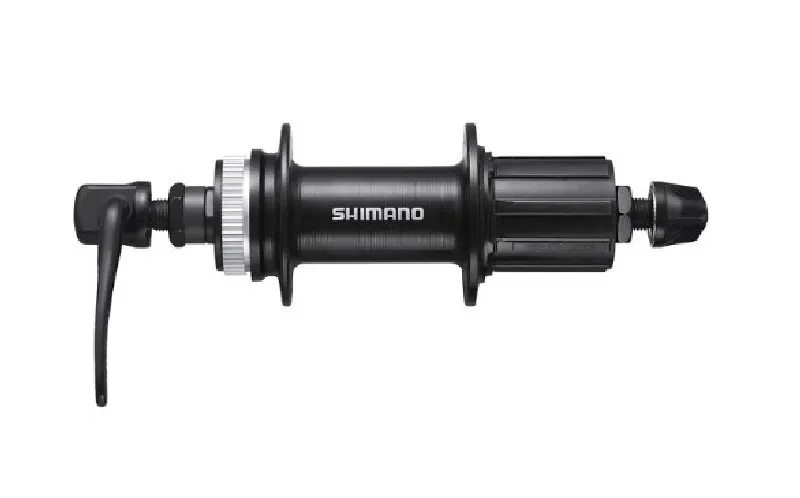 Preț promoțional BUTUC SPATE SHIMANO FH-TY505-7 36H 7 VIT. OLD 135MM AX 146MM QR 170MM NEGRU PT. ROTOR CENTER LOCK FARA PIULITA DE STRANGERE FARA PROTECTIE PT. MONTURA DISCULUI NEGRU AMBALAT IND.