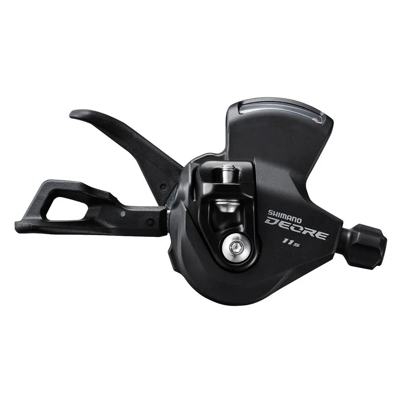 MANETA DE SCHIMBATOR SHIMANO DEORE SL-M5100-IR DREAPTA 11 VIT. PRINDERE DIRECTA PE MANETA DE FRANA I-SPEC EV CABLU 2050MM CAMASA SP41 ETANSA NEAGRA 6MM CAPAT ETANS X 3 NOSE CAP X 1 CU OGD AMBALAT IND. Doar azi