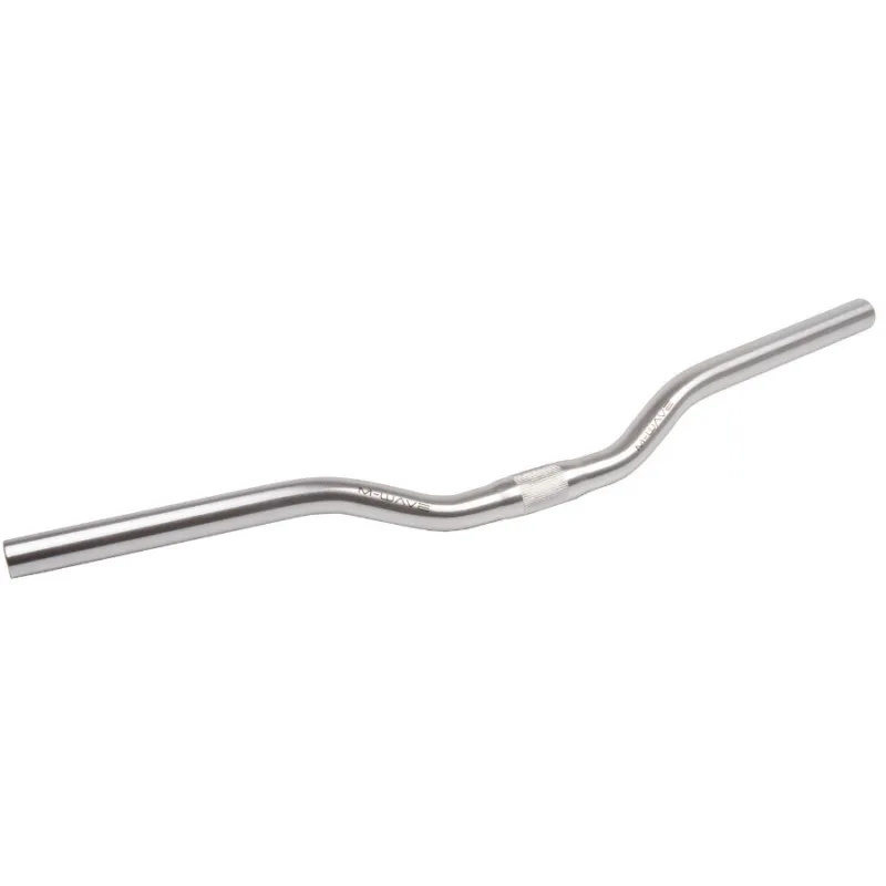 Retur ușor Ghidon Touring/Trekking M-WAVE 600/25.4 mm Silver Anodizat
