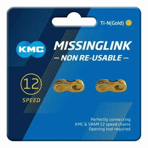 Super ofertă MissingLink KMC 12NR Ti-N Gold 12V ( 2 buc )