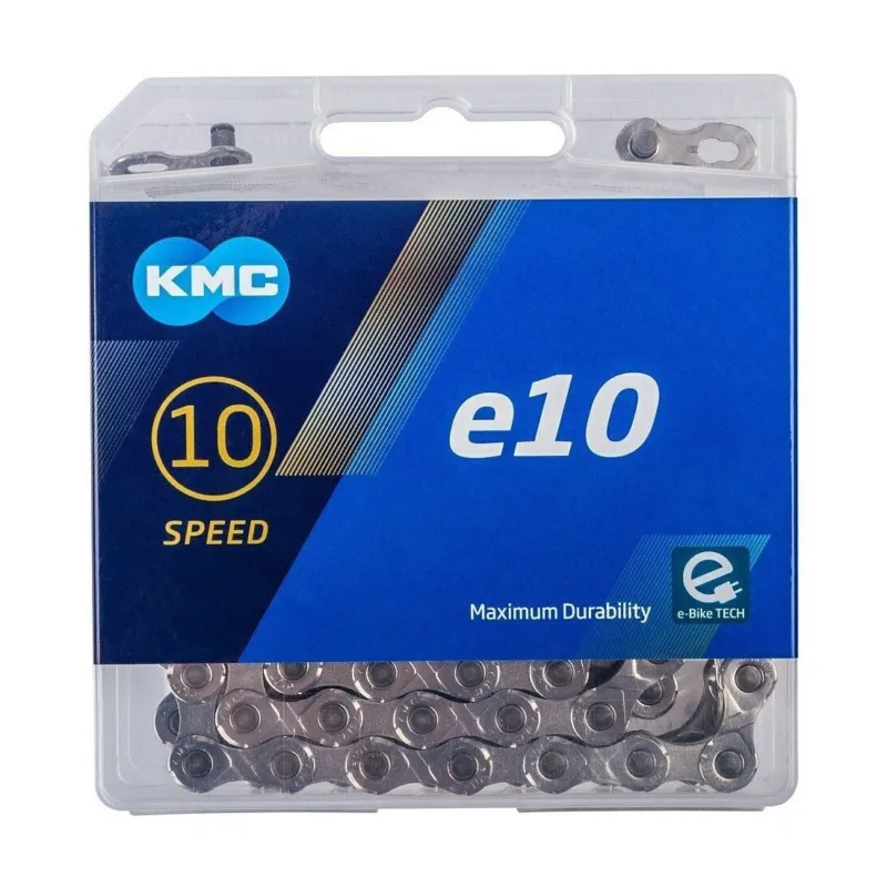 Cumpără online Lant KMC E10 Silver 10 Viteze 122 zale Ebike, Argintiu