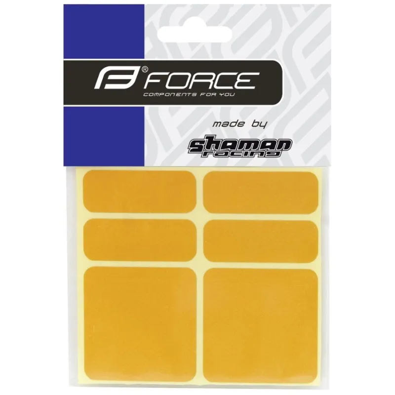 Autocolante Reflectorizante Force, Set 6 Bucati, Yellow Retur gratuit