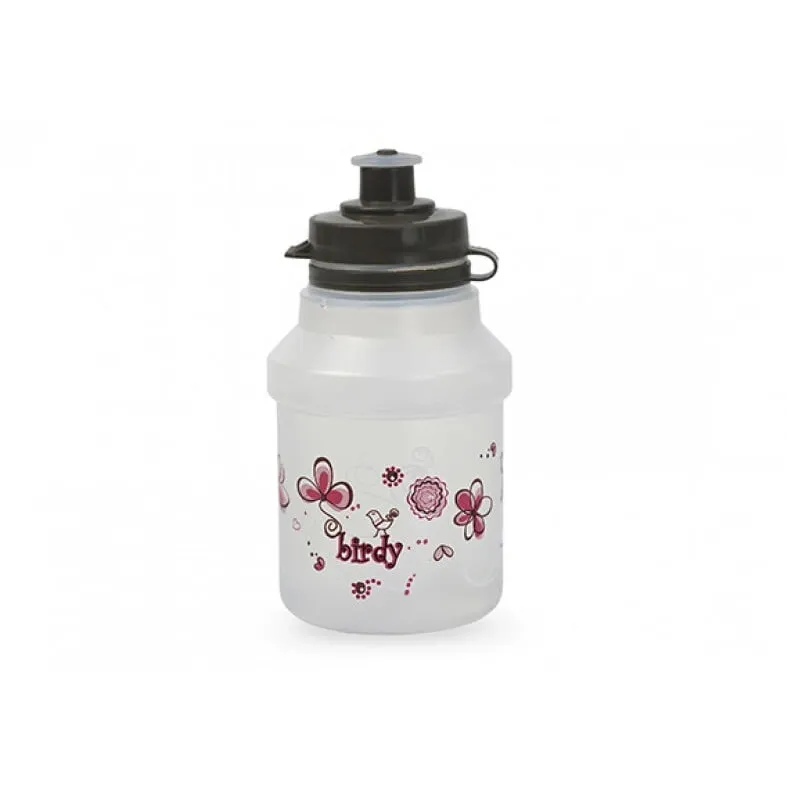 Bidon Apa Polisport Birdy - 350 ml, Clip-On, Alb-Negru Chilipir