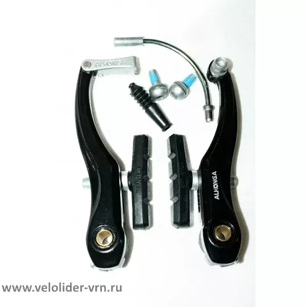 Cel mai bun preț Frana Fata V-Brake Alongha Hj-805ad - 110x60 Mm, Aluminiu, Negru