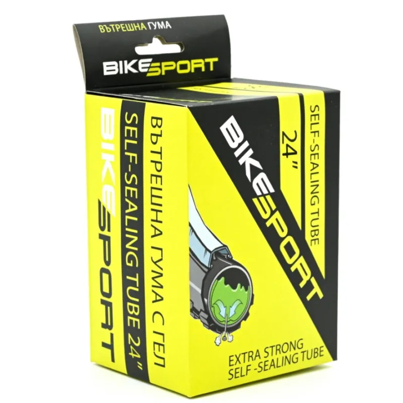 Plată securizată Camera Bikesport cu solutie antipana 24x1.95/2.125 AV 48mm