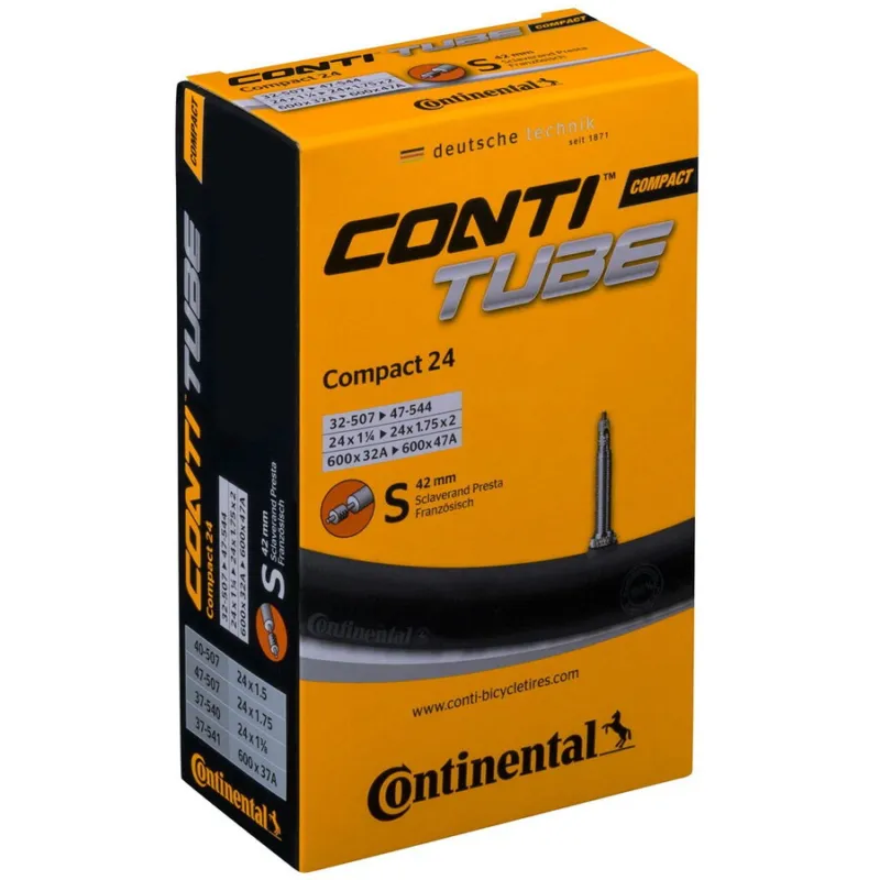 Transport gratuit Camera Continental Compact 24 32/47-507/544 24x1 1/4-1.75x2 S42