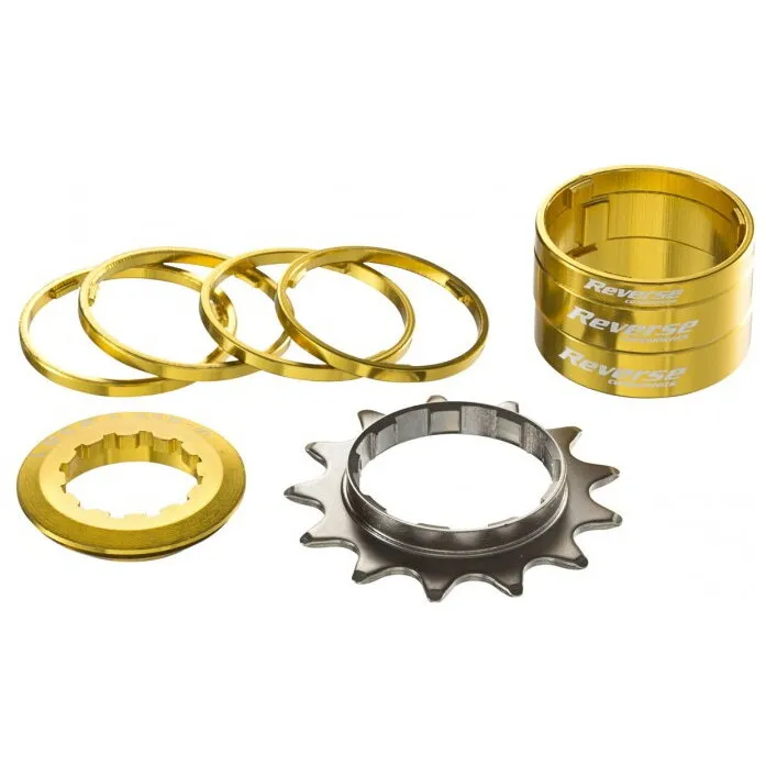 Kit single speed Reverse 13T auriu Reducere specială