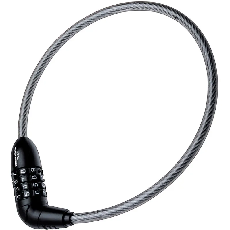 Antifurt Bicicleta Trelock Ks 205/100 Dragon - Negru Reducere de preț