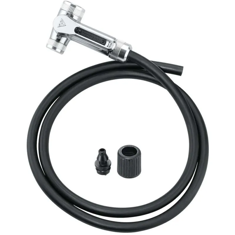 Furtun Pompa Podea Topeak Twinhead Dx Tth-Dx01 - L 110 Cm, Negru Reduceri